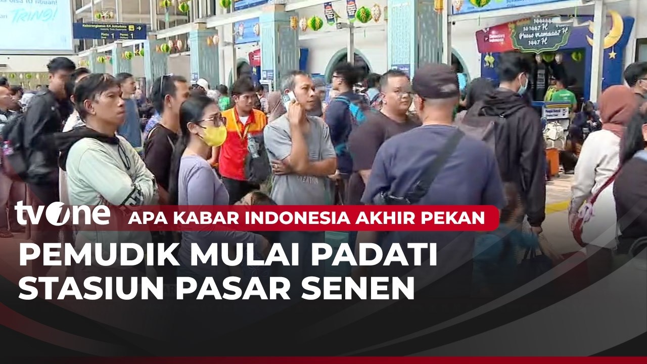 Stasiun Pasar Senen Ramai Pemudik | AKAP tvOne