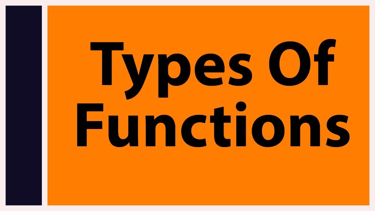 Types Of Functions| athometuition