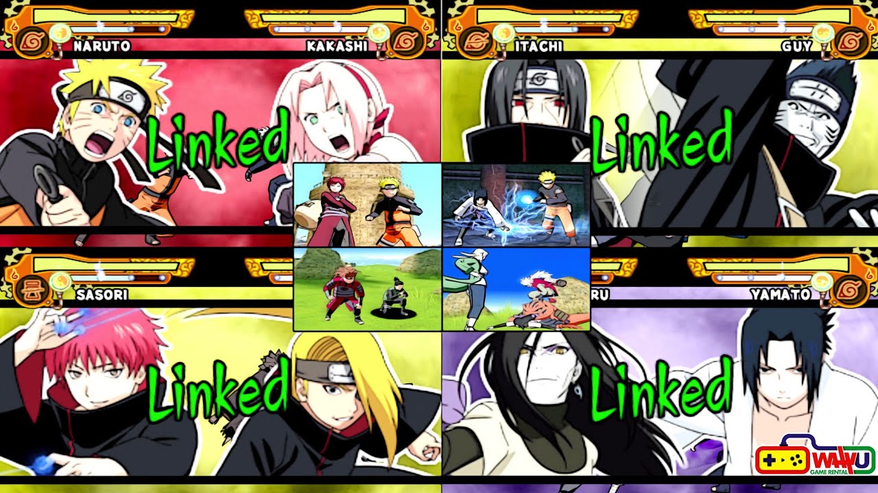 ULTI dan JUTSU GABUNGAN Semua Karakter di Game NARUTO ULTIMATE NINJA 5 PS2