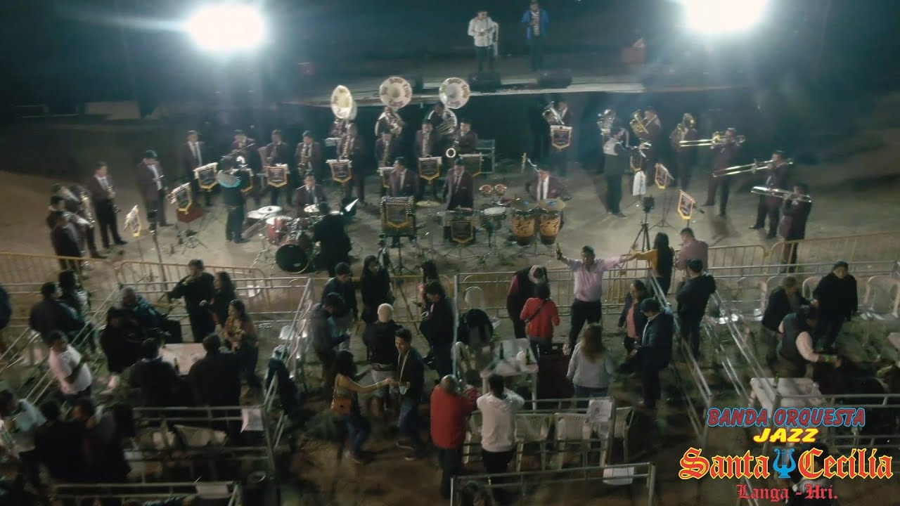 BANDA ORQUESTA JAZZ SANTA CECILIA - LANGA HRI 2021 - MIX CUMBIAS Y HUAYNOS