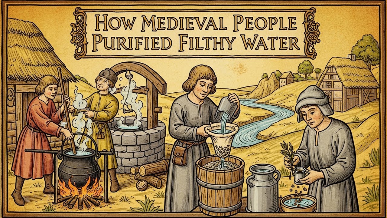 How Medieval People Purified Filthy Water | Medieval Water Purification | Medieval Clean Water