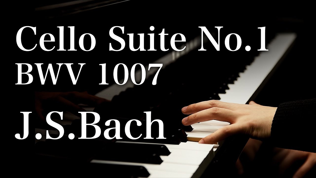 Bach: Cello Suite No. 1 in G major BWV 1007/Prelude(Piano Left Hand) J.S.Bach 【4K / Hi-Res Audio】