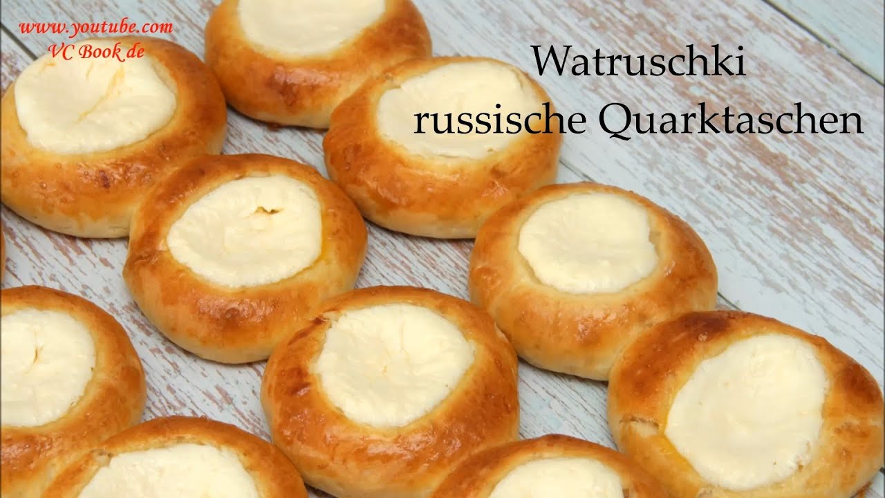 Watruschki russische Quarktaschen / Kleinkuchen Rezept
