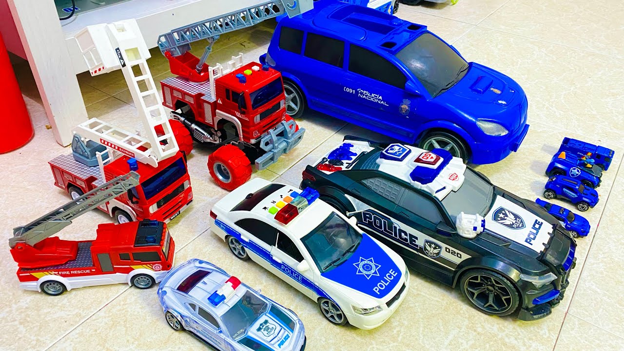 Nuevos juguetes para los ni&ntilde;os | coche de polic&iacute;as, coche de bomberos ￼