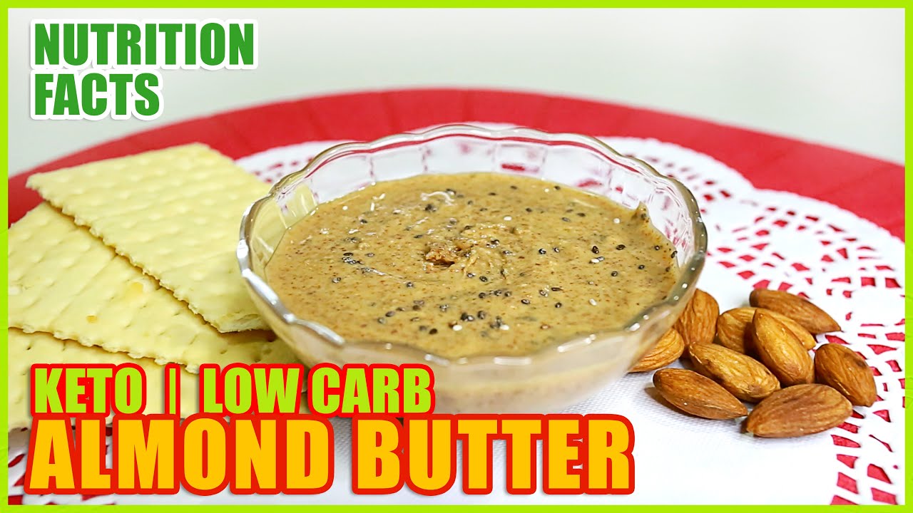 KETO HOMEMADE ALMOND BUTTER - SUGAR-FREE (4 ingredients)