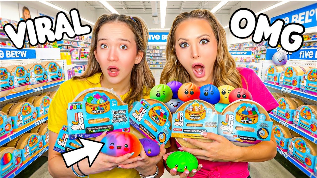 HUNTING FOR THE VIRAL SQUISHY DUMPLINGS AT FIVE BELOW 😱🤭 #viral #fivebelow #trending #satisfying 
