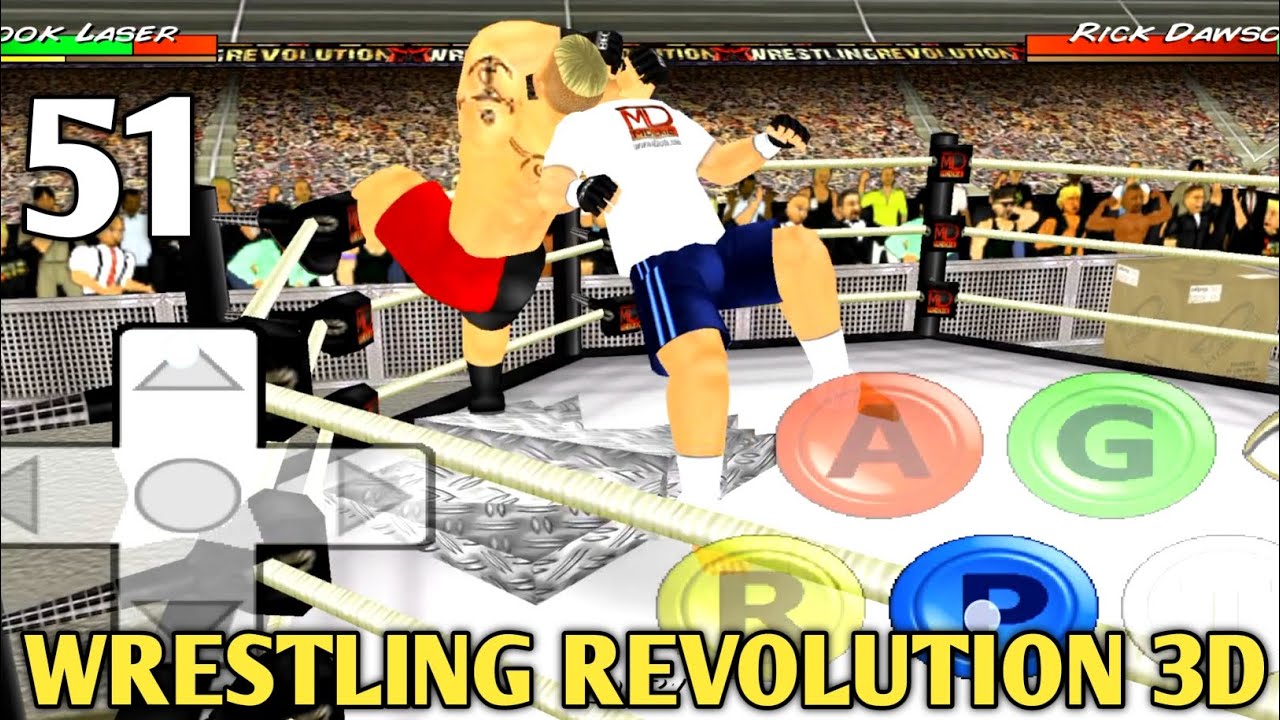 Wrestling Revolution 3d Gameplay || fight games || Wrestling Career || Fight - 51