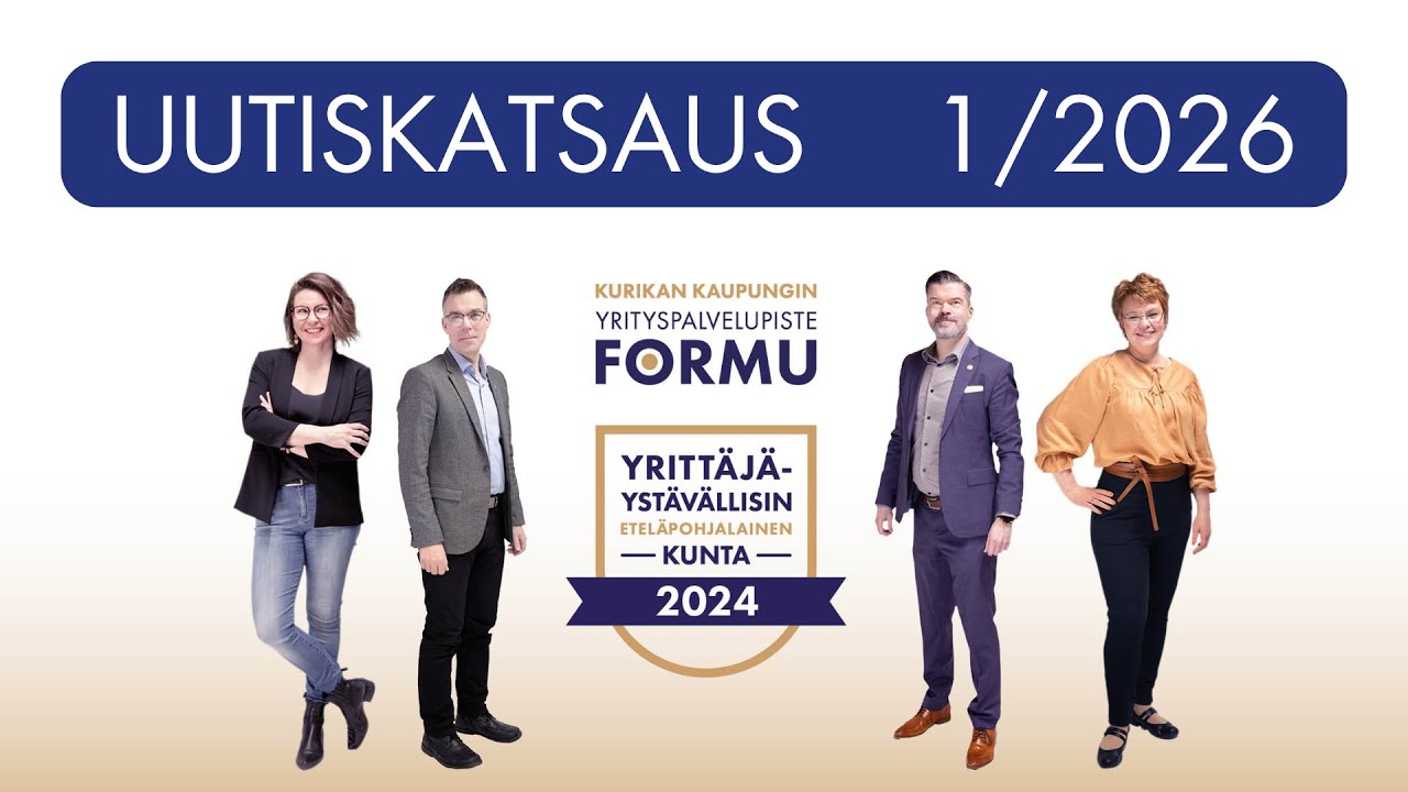 Yrityspalvelupiste Formun uutiskatsaus 1/2026