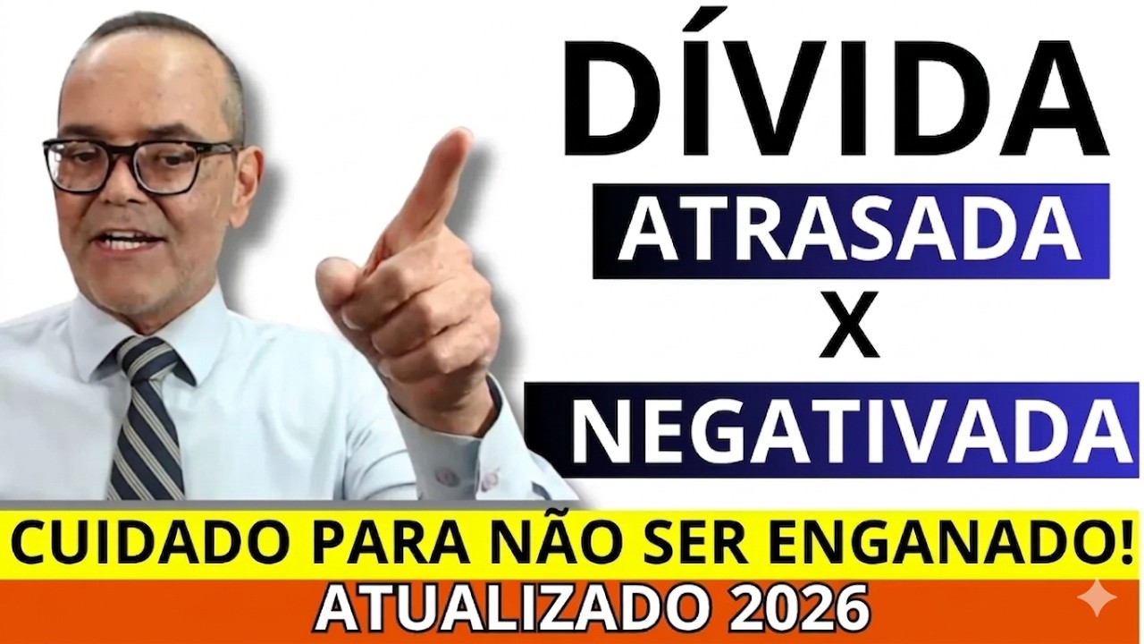DÍVIDA ATRASADA X DÍVIDA NEGATIVADA