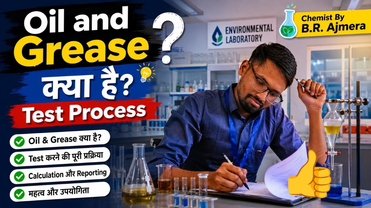What is the Oil and Grease ? Water Pollution|| CPCB SPCB || ENVIRONMENTAL SCIENCE LABORATORY