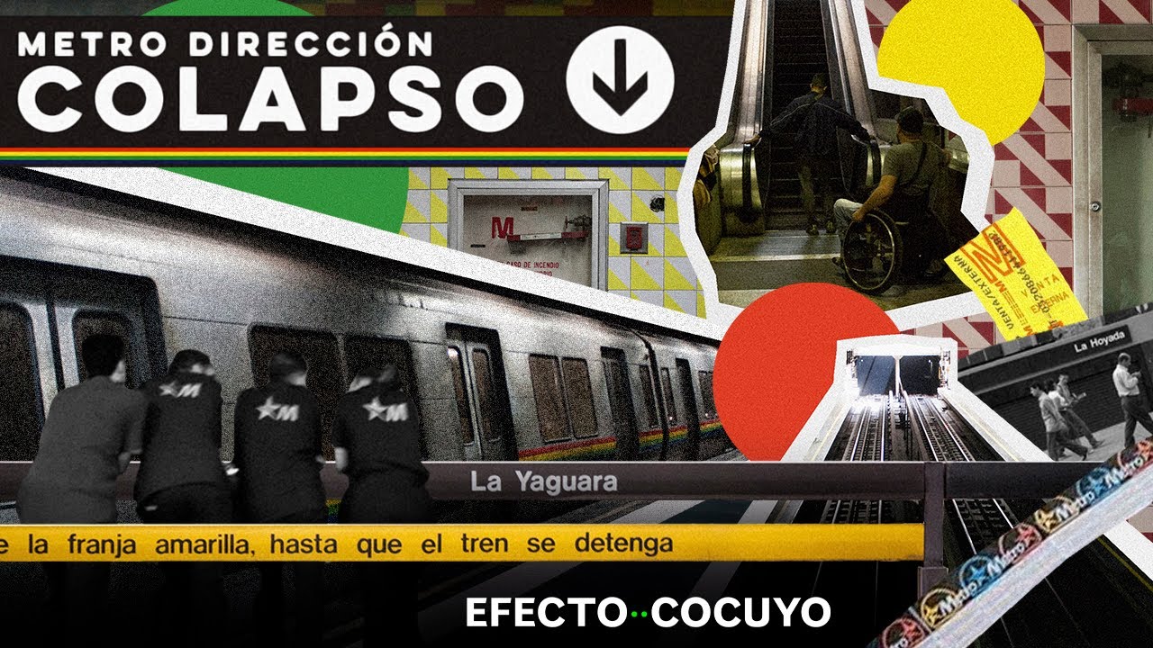 Colapso y destrucción en el Metro de Caracas