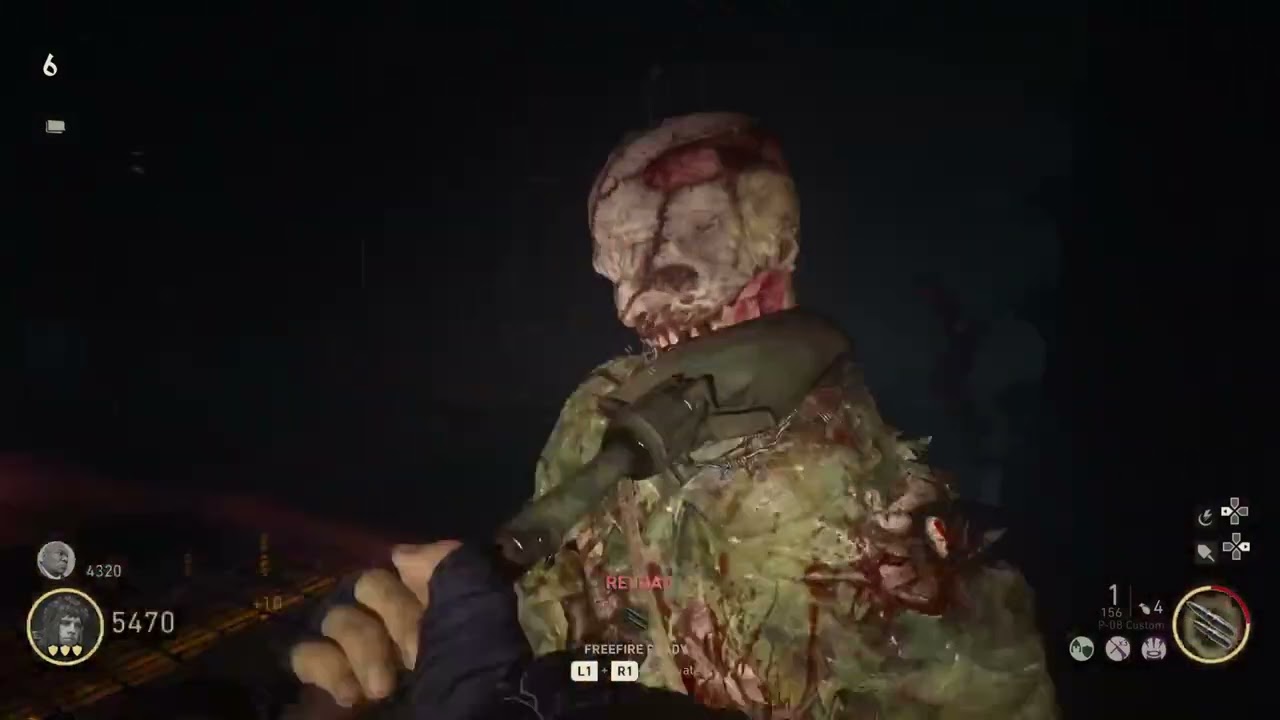 COD WW2 Zombie EE with a friend 