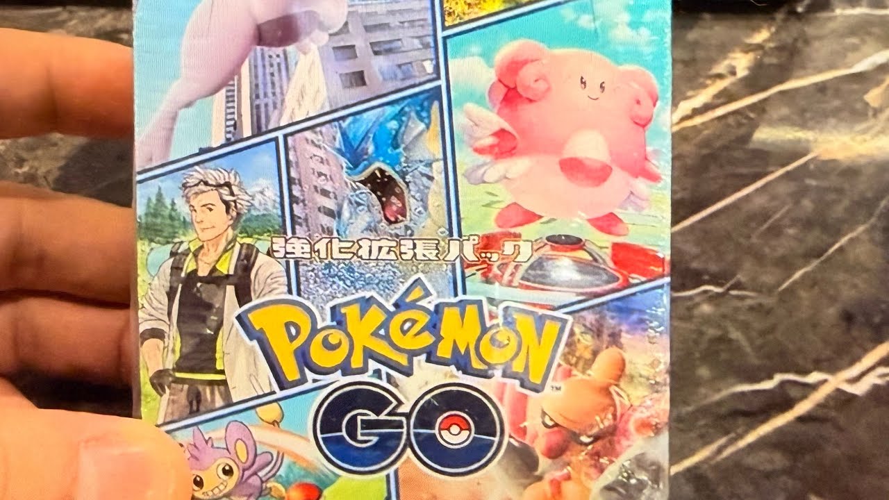 Opening Pokemon TCG: “Pokemon GO” Expansion Pack Booster Box in Japanese