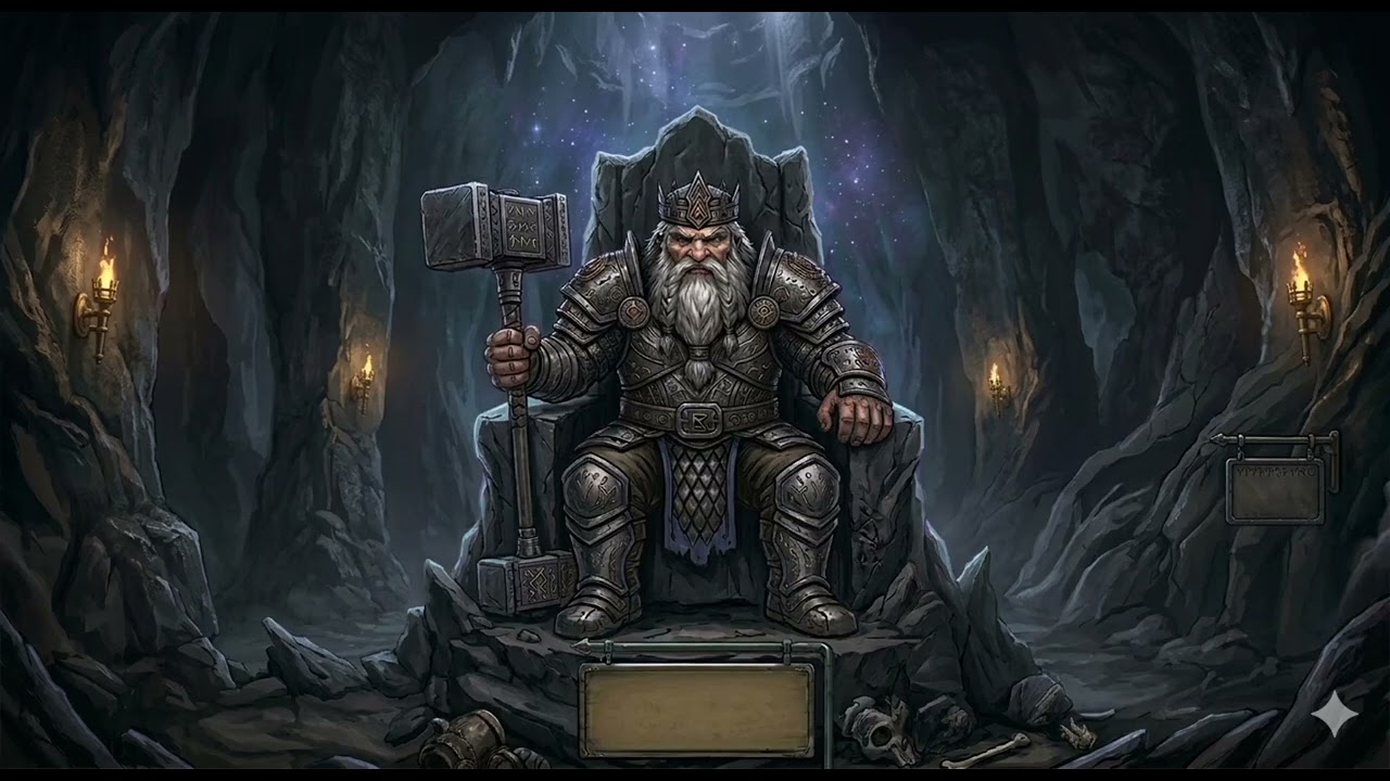 The dwarven king