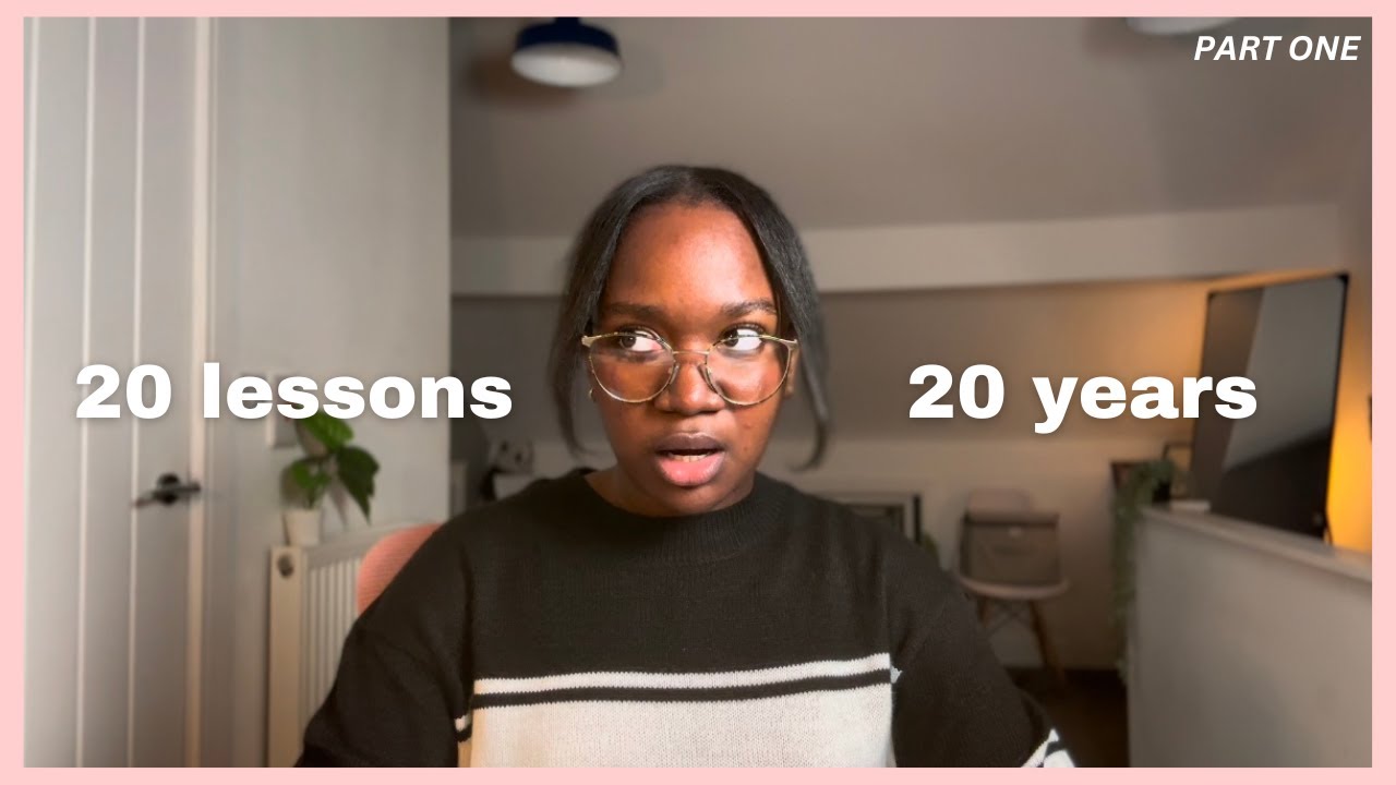 20 lessons i've learnt in 20 years