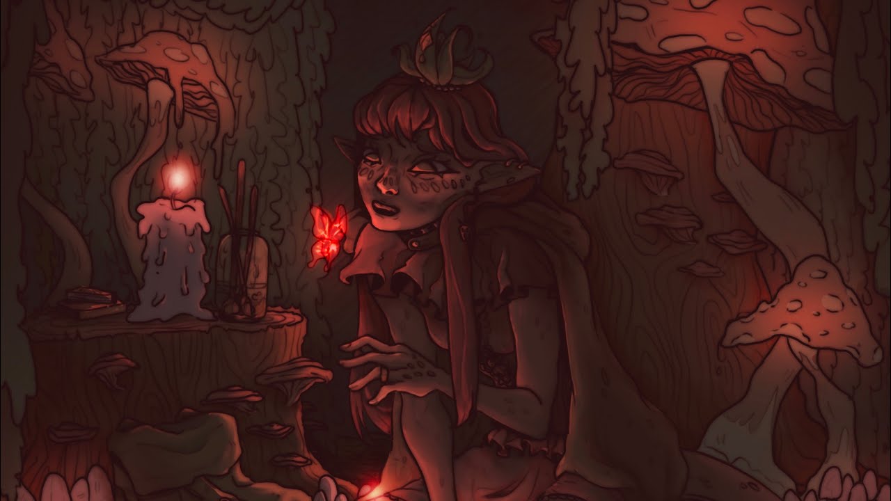 Strawberry Elf Speed paint Lofi beats ~ no talking 
