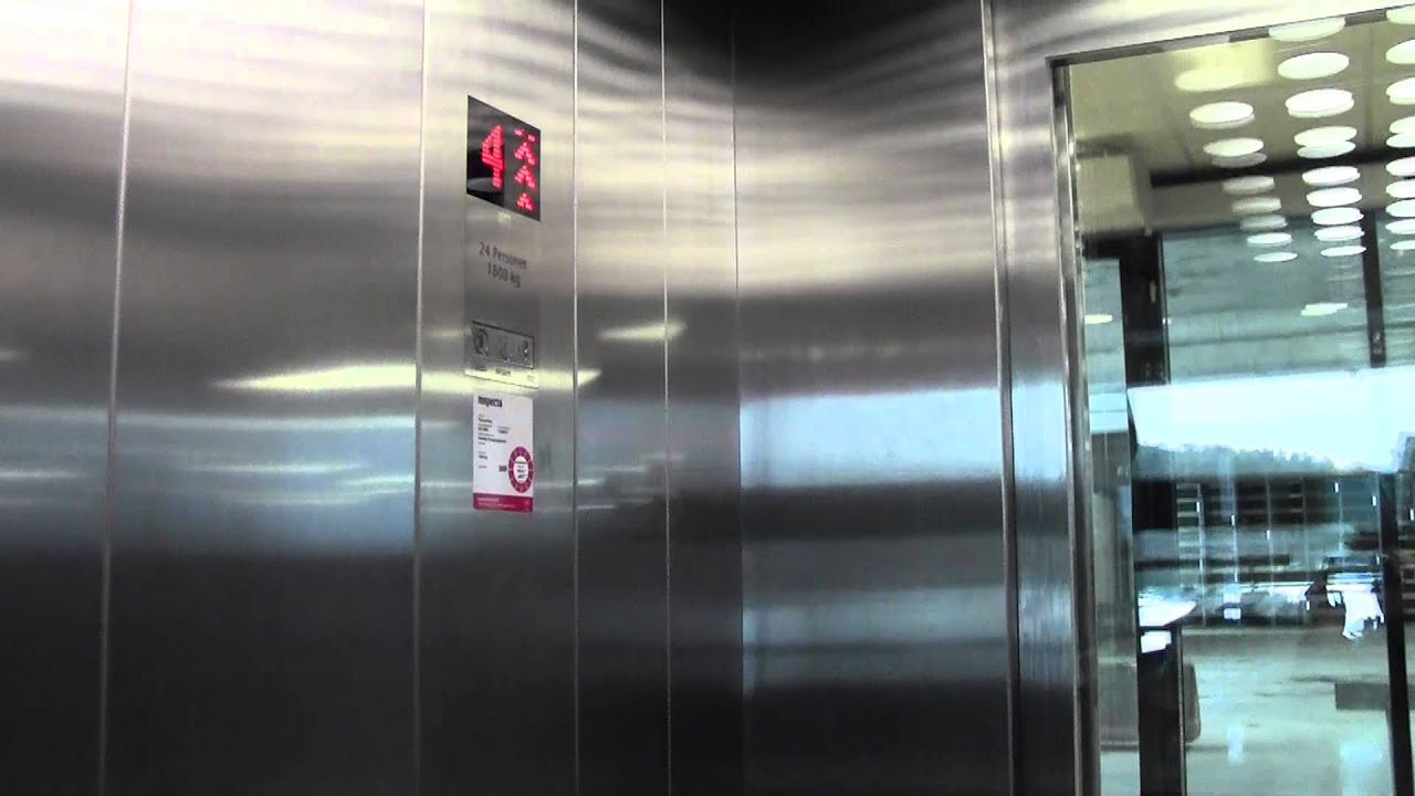2012 KONE MonoSpace MRL Traction elevators @ Nordby Shopping Center, Nordby, Sweden.