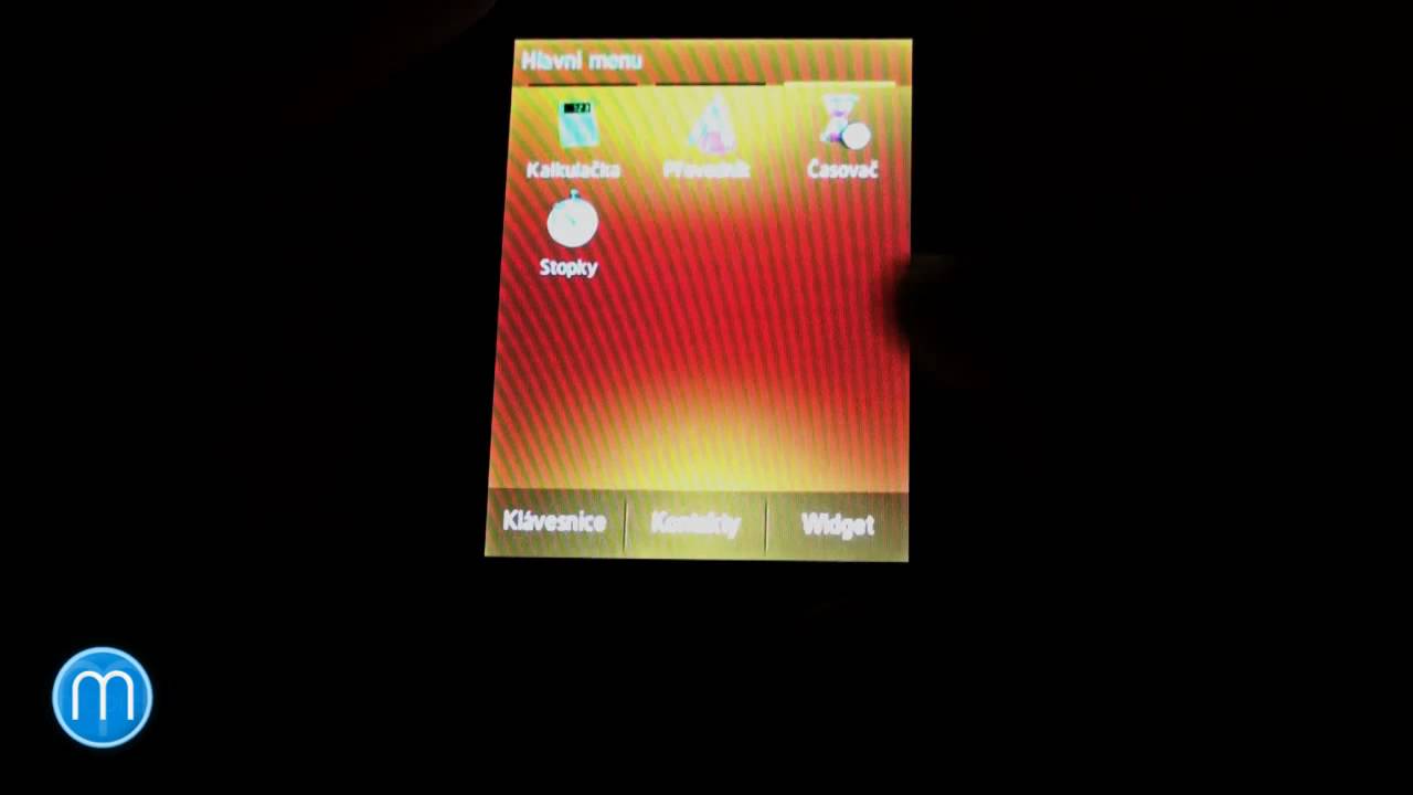 Samsung S3650 Corby - menu