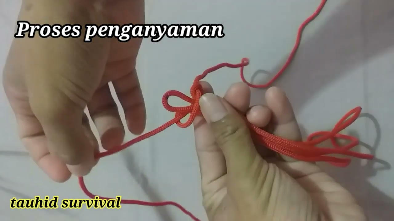 Mudahnya membuat TALI PLUIT sendiri , Hemat Cermat dan Bersahaja