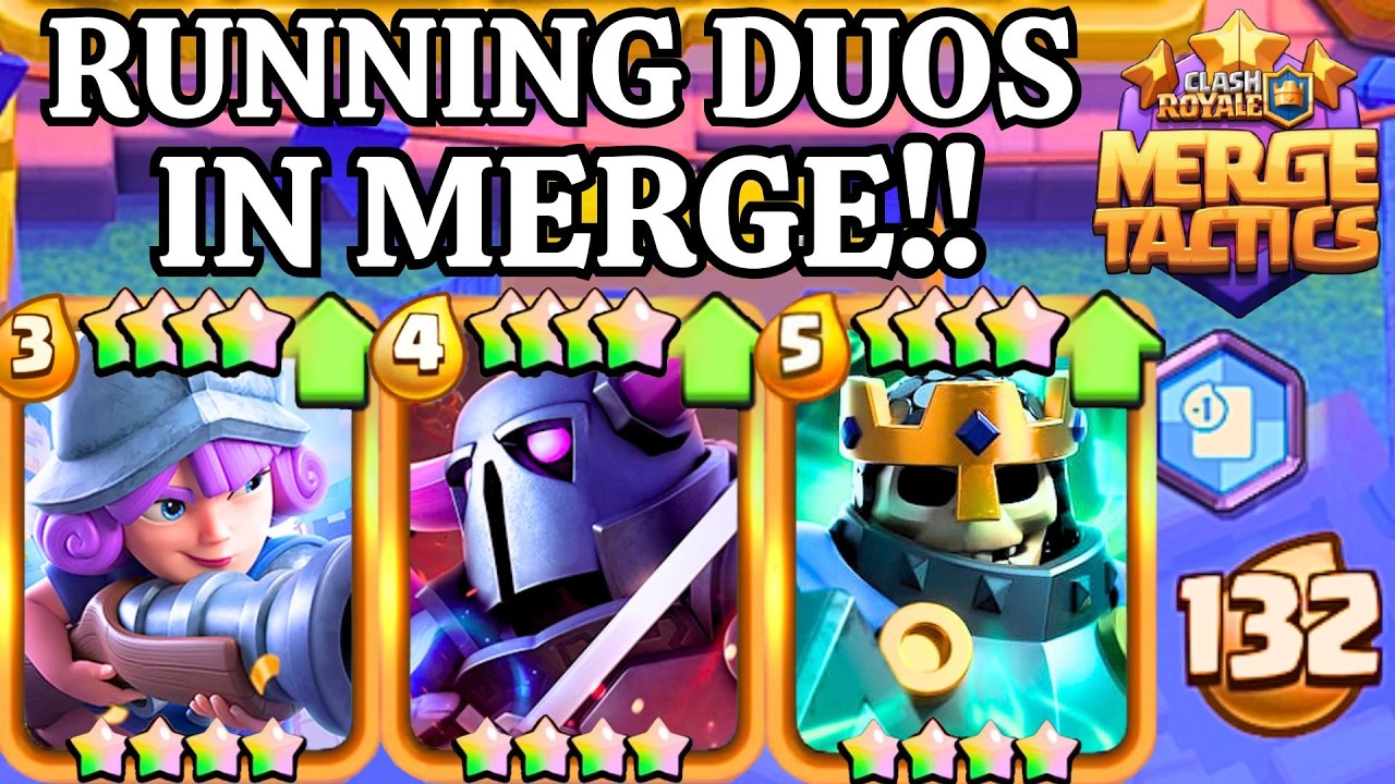 Running DUOS In MERGE TACTICS! Ft(ChillMergeTactics) - Merge Tactics