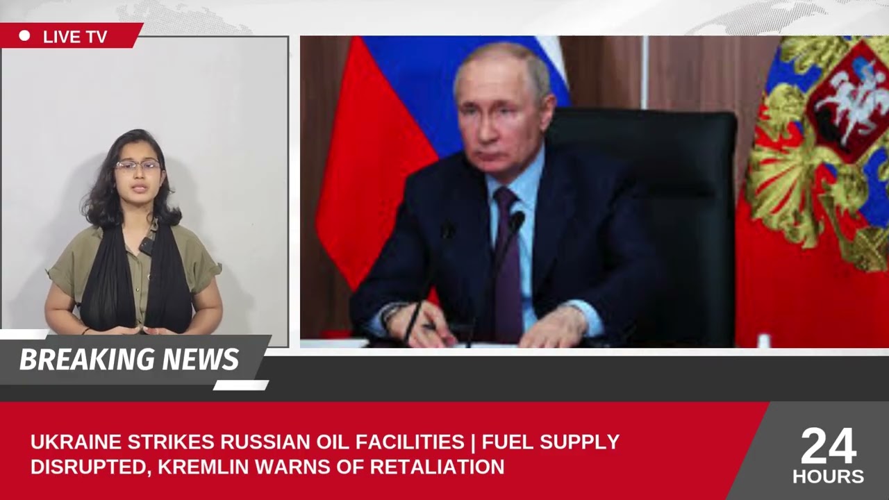 Ukraine Strikes Russian Oil Facilities | Fuel Supply Disrupted, Kremlin Warns of Retaliation