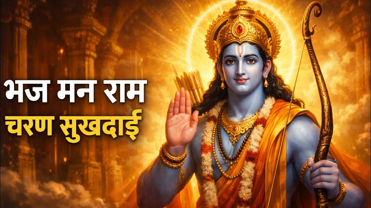 भजमन राम चरण सुखदाई 🙏 | Shri Ram Bhajan | मन को शांति देने वाला राम भजन