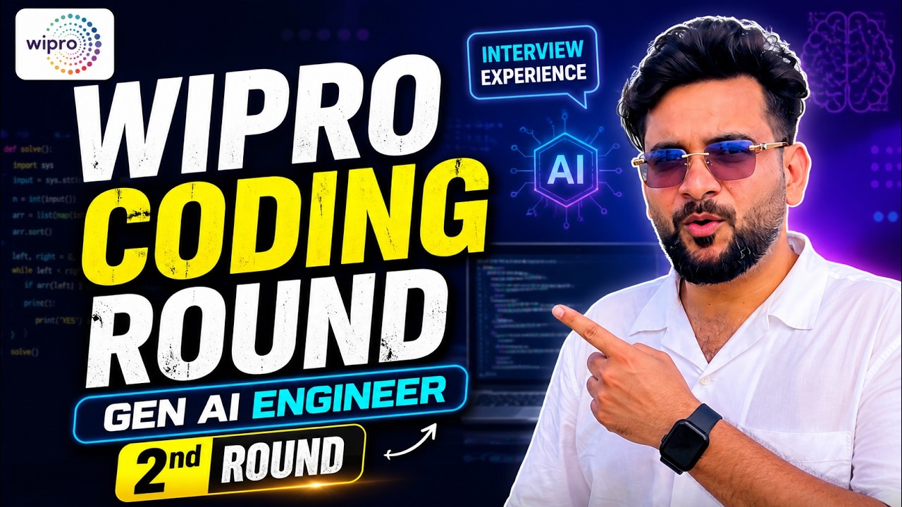 Wipro Gen AI Engineer Interview Experience 2026 | 2nd Coding Round + Questions