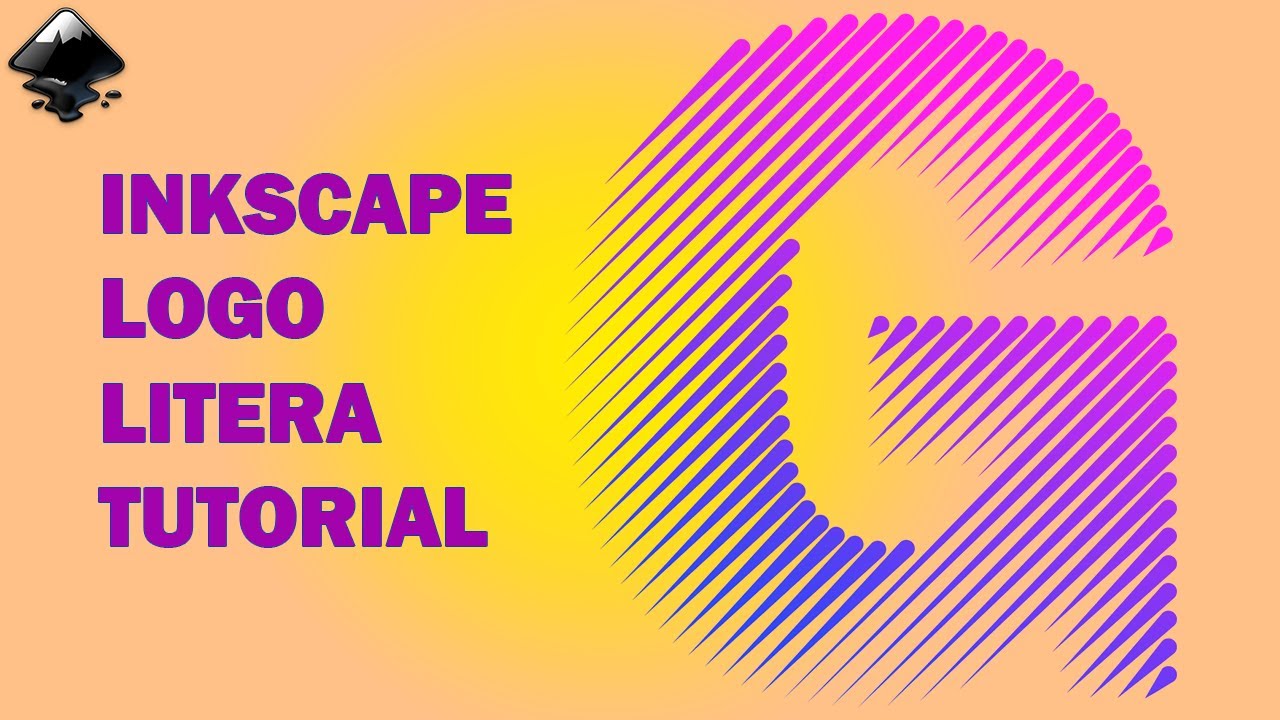Litera złożona z linii, kresek - Inkscape Logo Tutorial