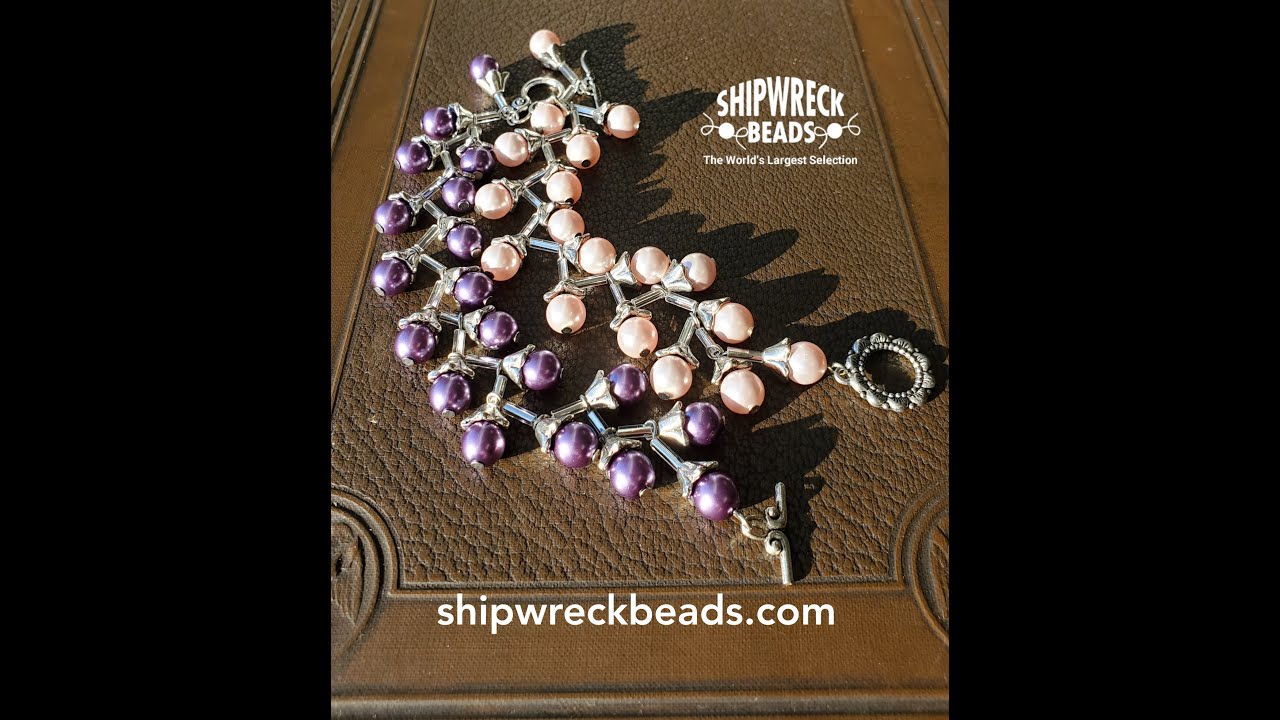 Tutorial - Czech Glass Pearl Ladder Bracelet