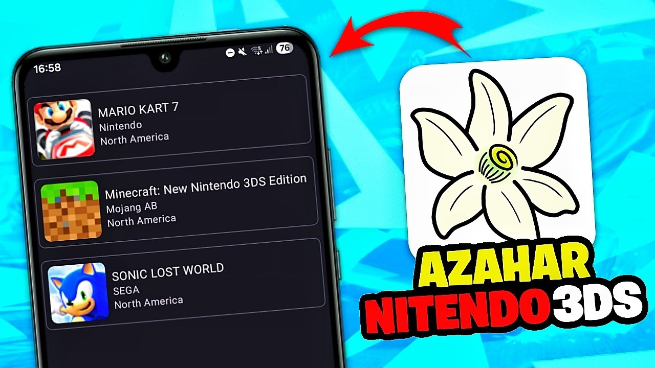 COMO BAIXAR E INSTALAR JOGOS NO AZAHAR EMULADOR DE 3DS PARA ANDROID ATUALIZADO