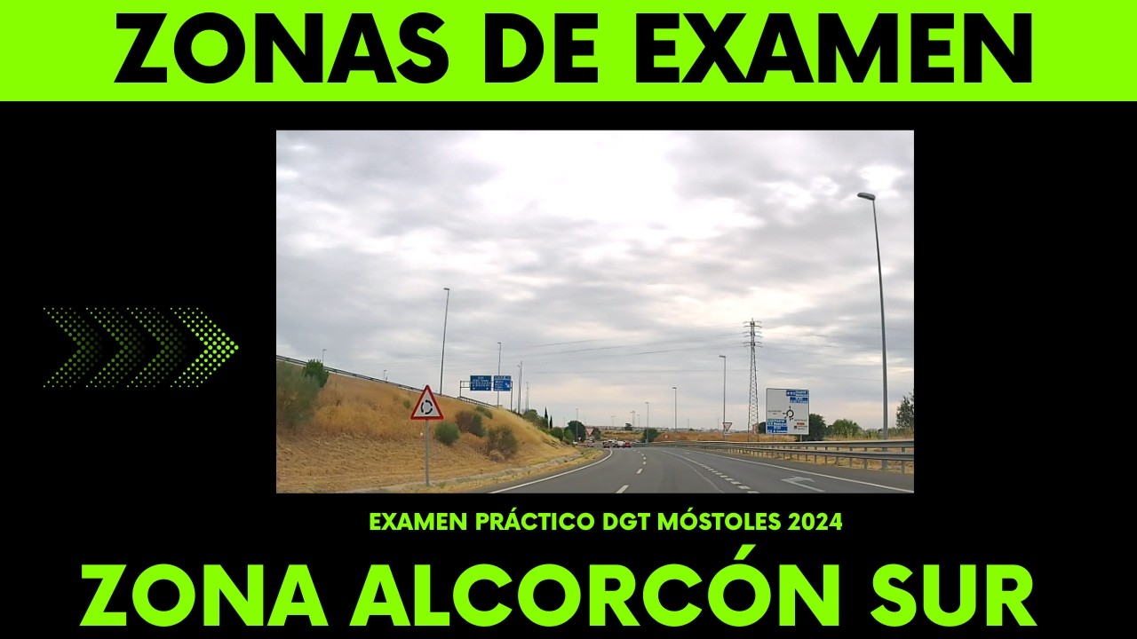 Las Zonas Clave para APROBAR  el  EXAMEN PRÁCTICO de CONDUCIR en MÓSTOLES 2024🔴Zona ALCORCÓN SUR