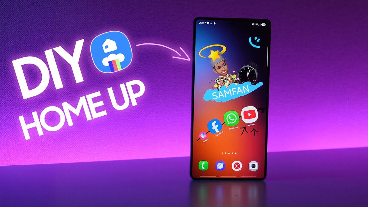 SZALONA Personalizacja na smartfonie Galaxy z One UI 7  - Good Lock Home UP 2025