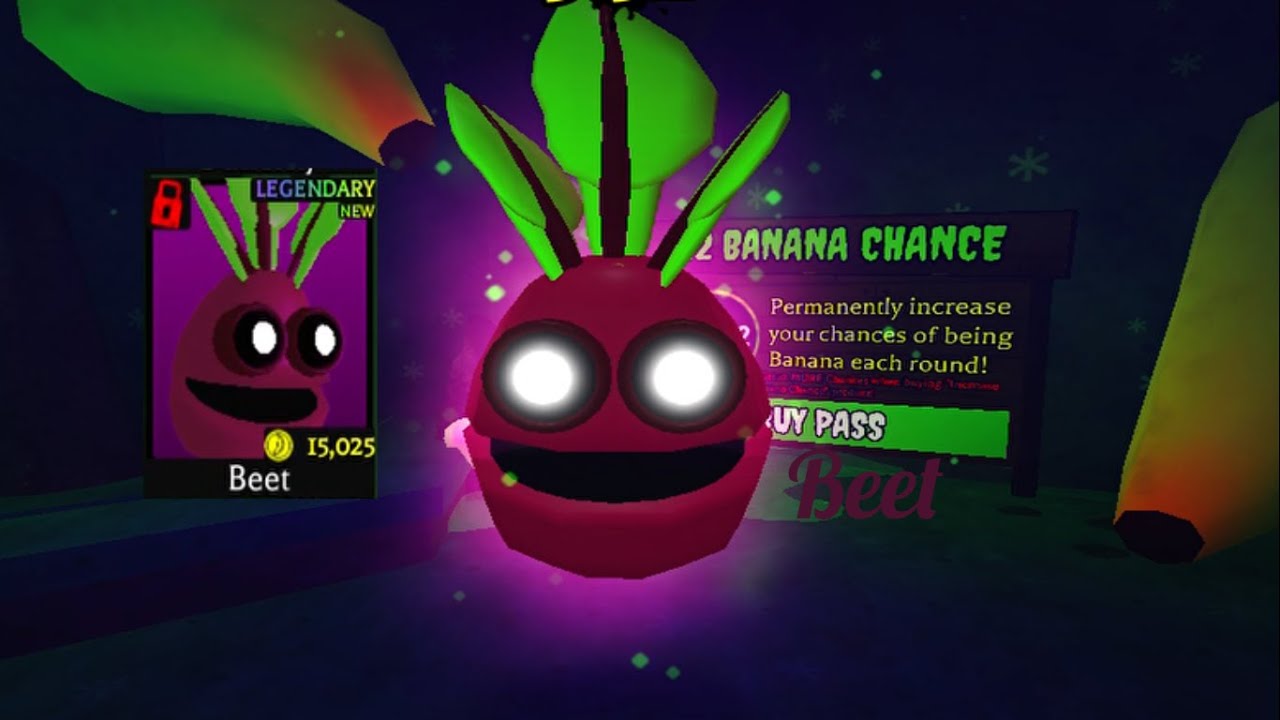 Roblox Banana Eats Part 1279 New Legendary Beet Skin Unlocked!