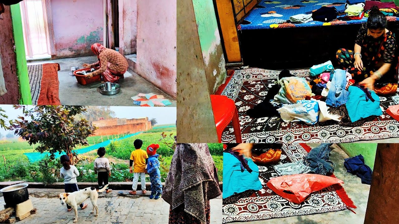 (Morning 🌄 routine) हल्की हल्की ठंड ☃️में घर के सारे काम सुबह 11:00 तक 🌺🌺