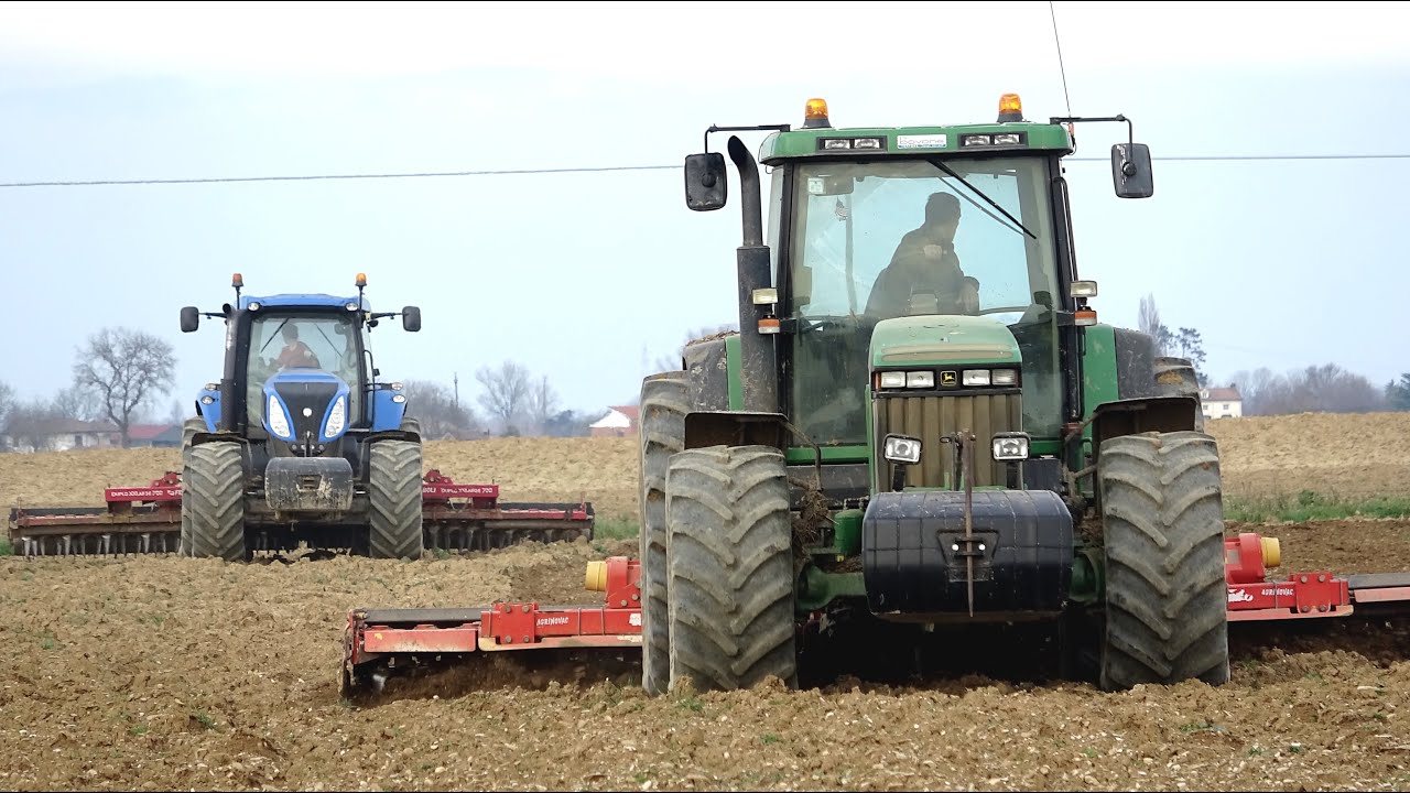 John Deere 8200 | New Holland T8.390 | Maschio 6m. | Feraboli 7 m.