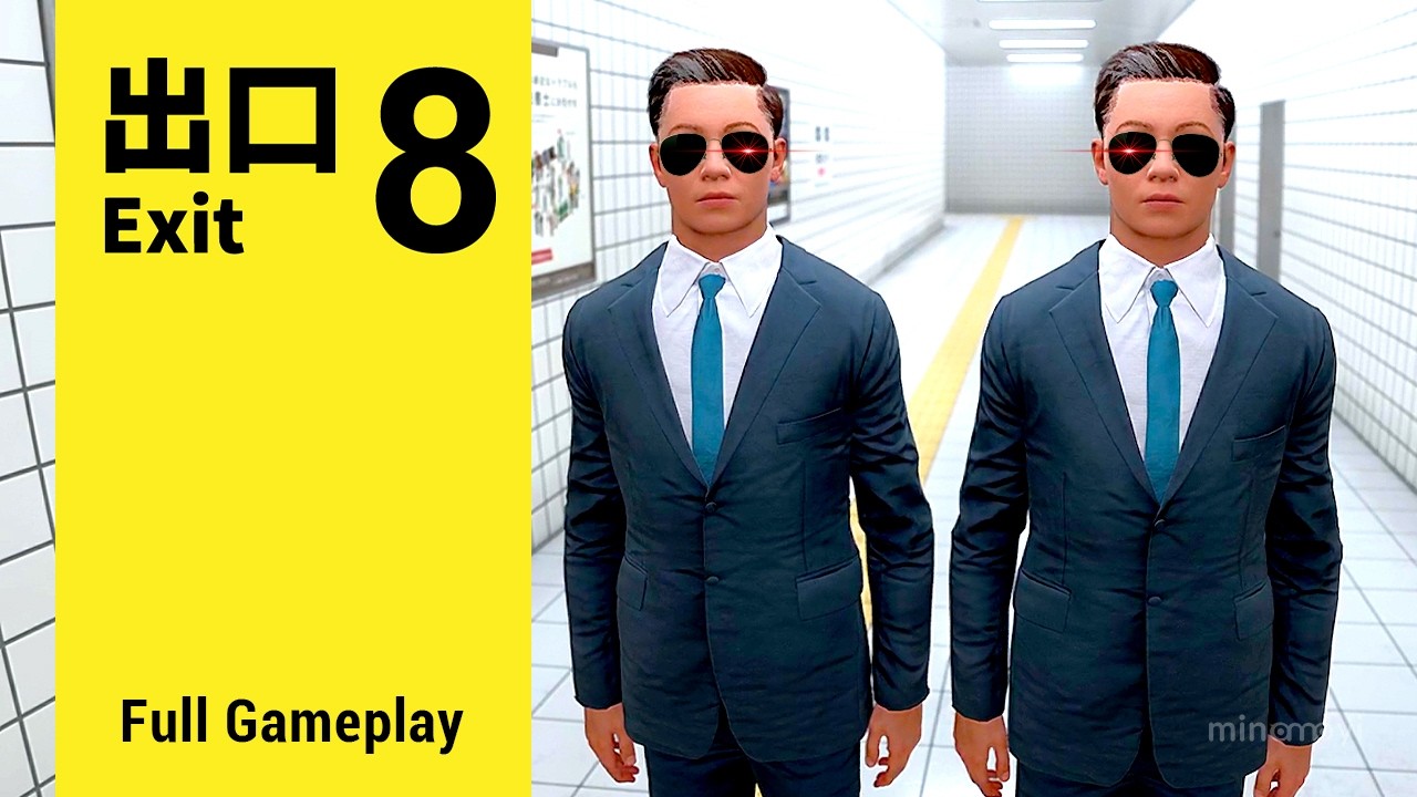 🟡 I Met Men in Black Here | The Exit 8 | [Full Game]