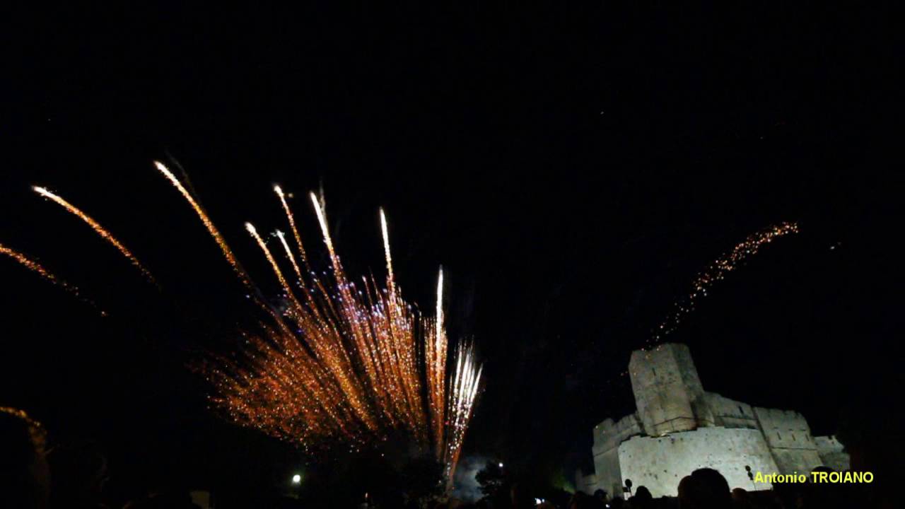 Monte Sant'Angelo, festeggiamenti in Onore di San Michele Arcangelo, Fuochi Pirotecnici - 30/09/2016
