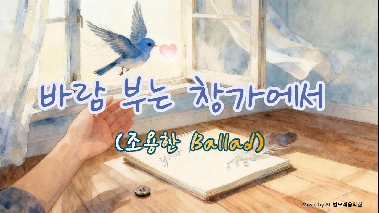 바람 부는 창가에서 (조용한 감성발라드)