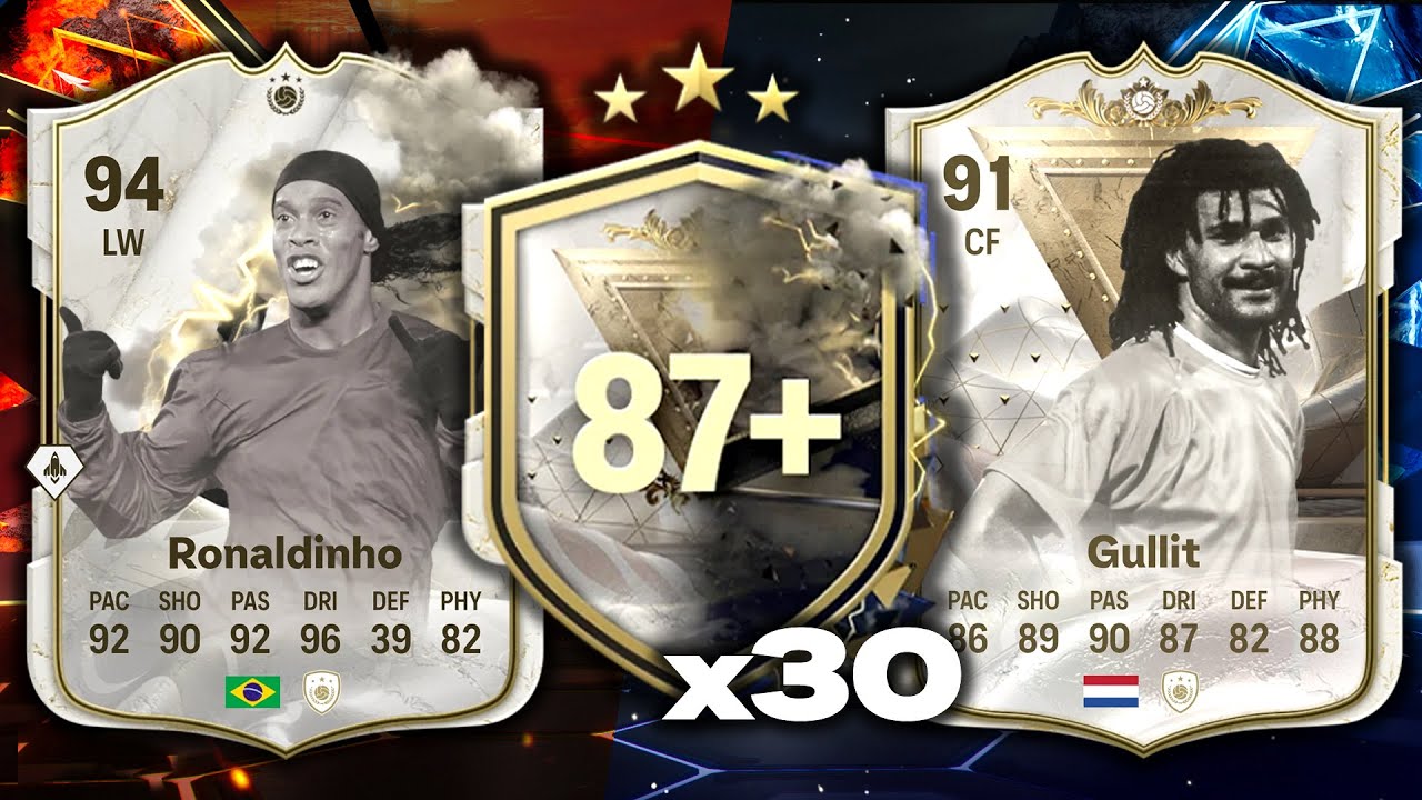 30x 87+ BASE/CENTURIONS/THUNDERSTRUCK ICON PICKS! #EAFC24