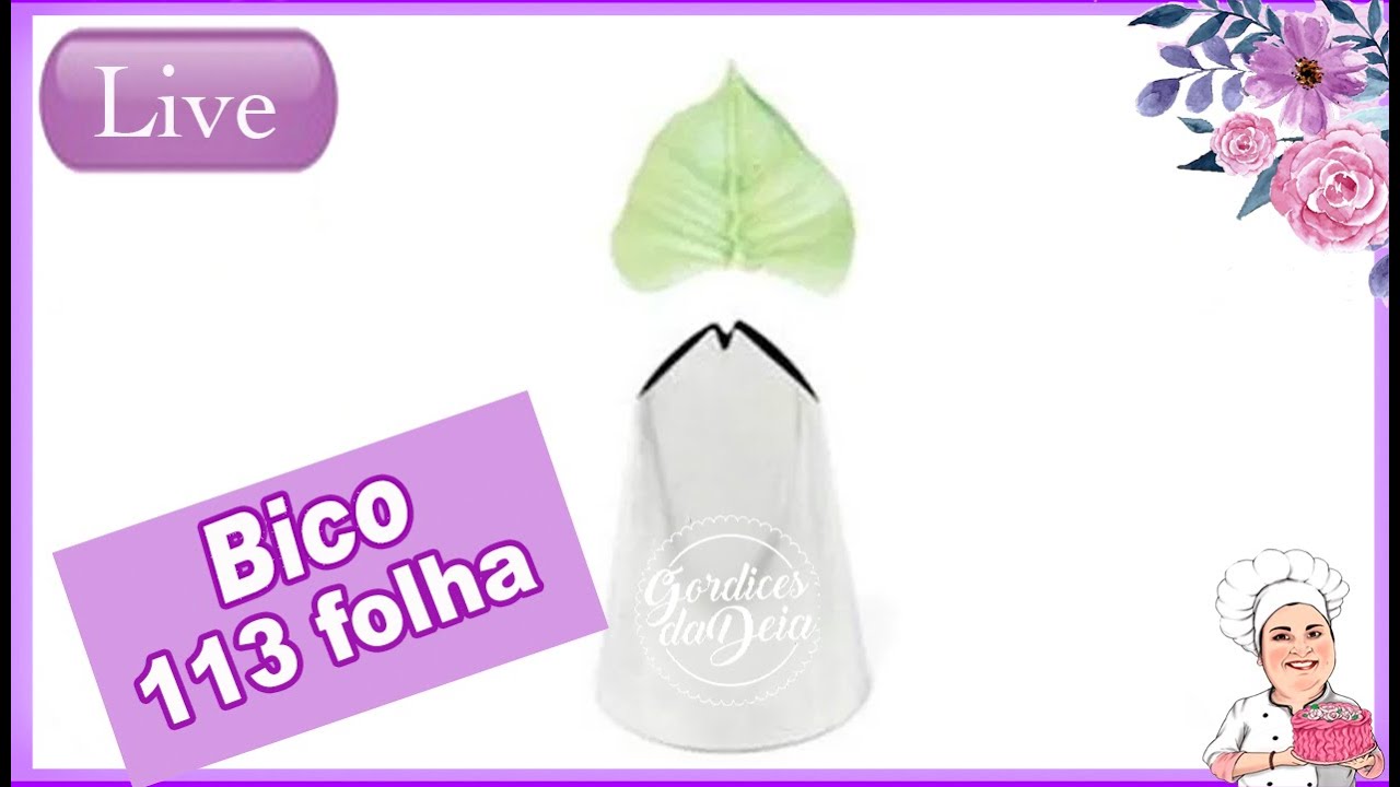 Vamos aprender a decorar com o bico folha?