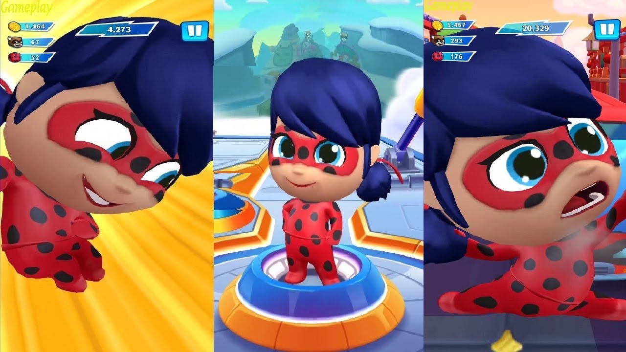 Talking Tom Hero Dash New Update 2025  Miraculous Ladybug New Character Unlocked  Android Gameplay
