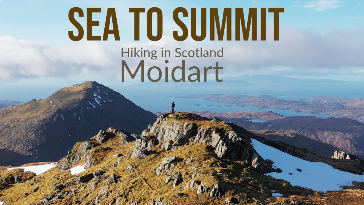 Solo Hiking and wild camping in Moidart - Scotland - from Sea to Summit - 4K