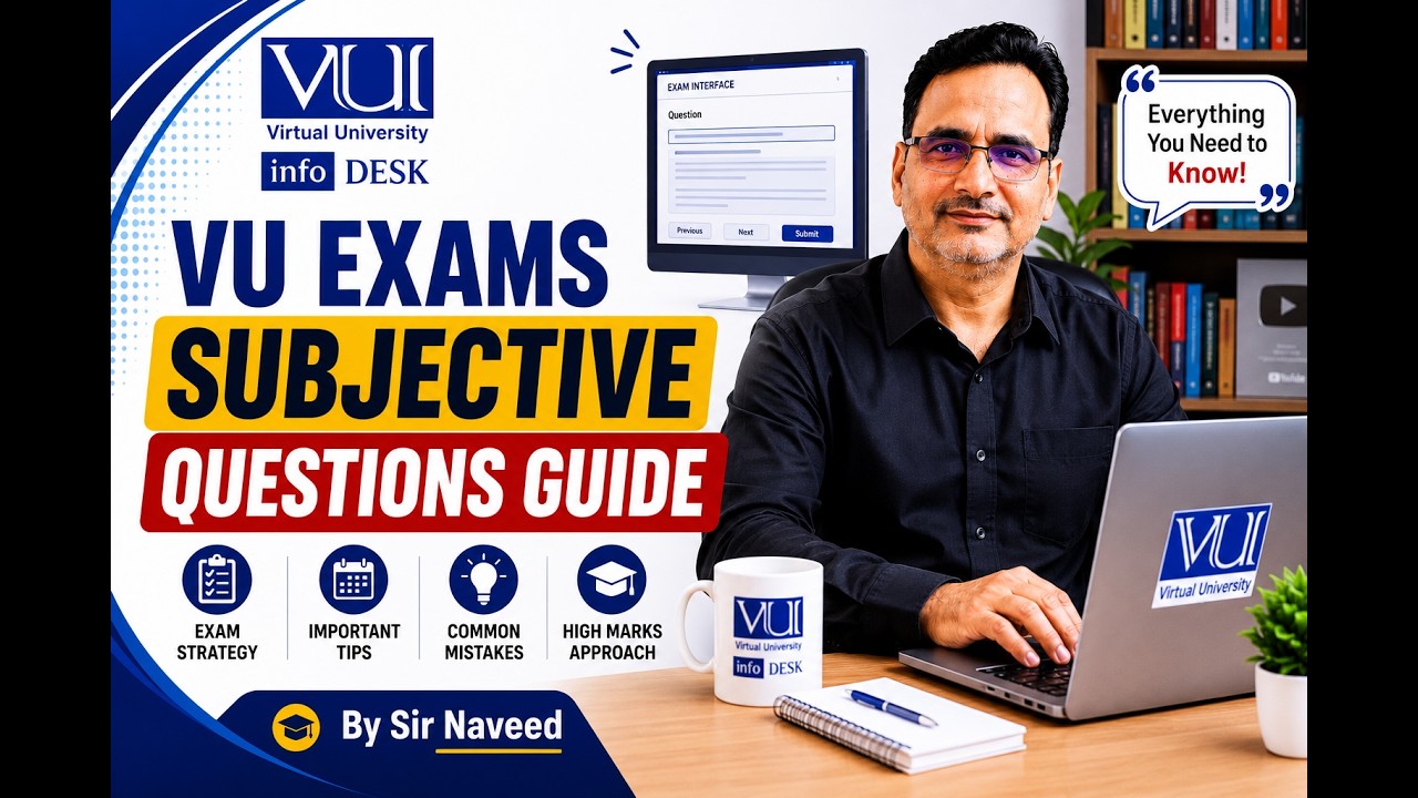VU Subjective Questions Solving Tips | Exam Mein High Marks Kaise Lein?