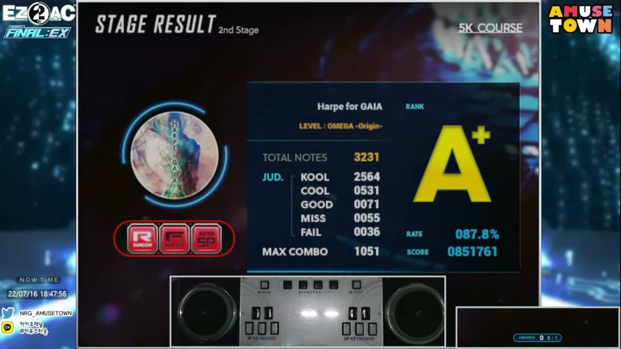 [EZ2AC] 5k Course - LEVEL : OMEGA -Origin-