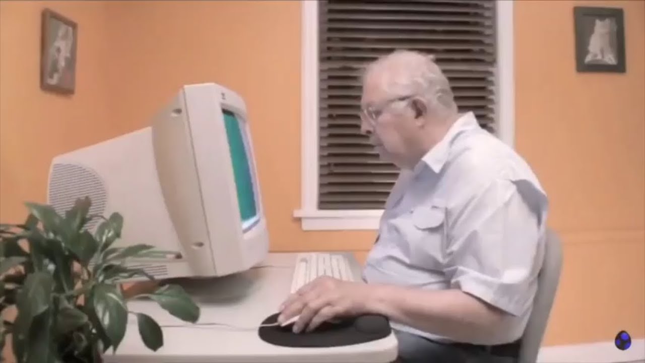 Old Man Deletes His Computer