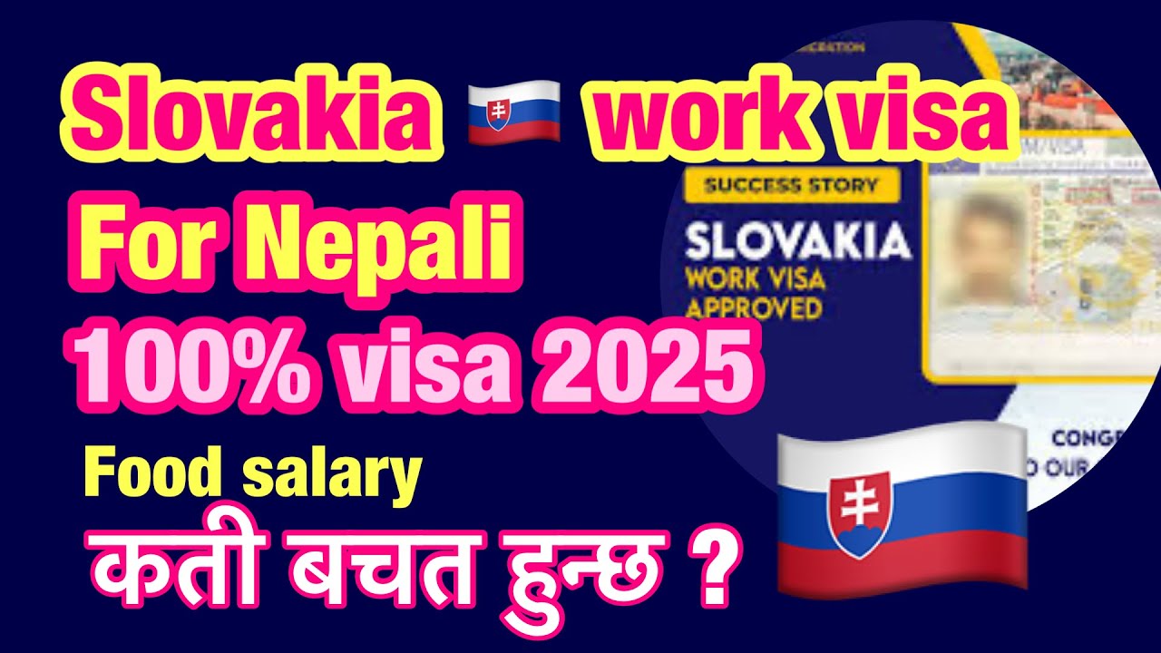 Slovakia 🇸🇰 work Visa for nepali 2025 #europe #job