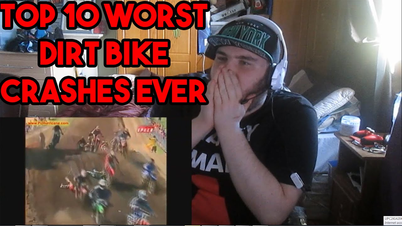 Top 10 Worst Dirt Bike Crashes Ever Motocross Supercross Reaction