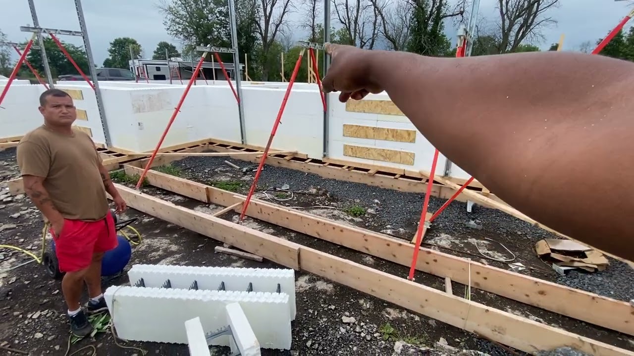 ICF 0 to  Z || AMVIC ICF Tee Installation || Ep6