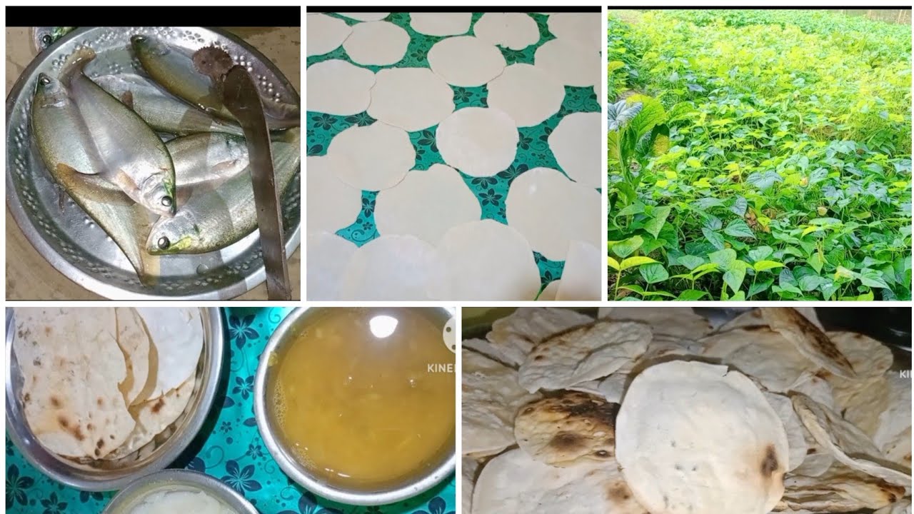 বাগানের শাক #পুকুরের মাছ দিয়ে রান্না করলাম #শবে বরাতের#সিন্নি বানিয়েছিলাম#