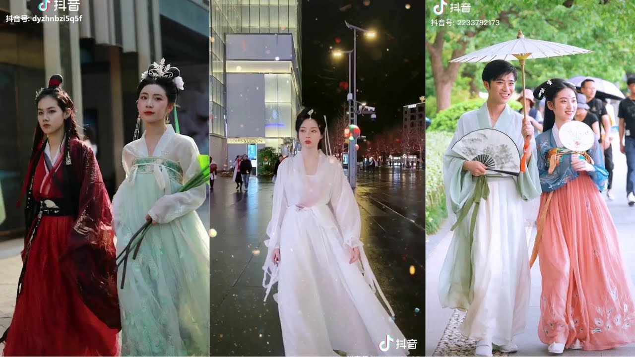 Hán Phục trên đường phố Trung Quốc | Chinese Hanfu ❤❤❤